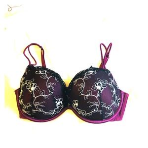 Cacique Plunge Bra 42DD Gorgeous Purple